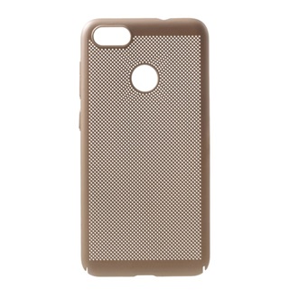 Huawei P9 Lite Mini Gigapack műanyag telefonvédő gumírozott, lyukacsos, ARANY