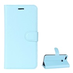 Huawei P9 Lite Mini Gigapack tok álló, bőr hatású FLIP, prémium, VILÁGOSKÉK