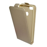 Huawei P9 Lite Mini Gigapack tok álló, bőr hatású FLIP, szilikon tartó, ARANY