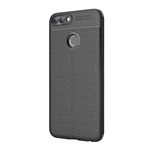 Huawei P Smart (2018) Gigapack szilikon telefonvédő ütésállóság, varrás minta, FEKETE