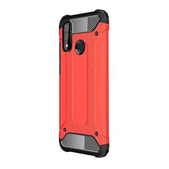 Huawei P Smart (2020) Gigapack Defender szilikon telefonvédő ütésállóság, fémhatás, PIROS