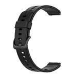 Huawei TalkBand B3 Gigapack pótszíj egyedi méret, szilikon, FEKETE