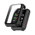 Huawei Watch D Gigapack Műanyag keret ütésálló + kijelzővédő üveg FEKETE