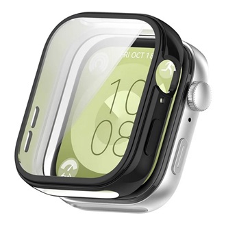 Huawei Watch Fit 3 Gigapack Szilikon keret BUMPER, ütésálló, FEKETE