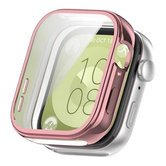 Huawei Watch Fit 3 Gigapack Szilikon keret BUMPER, ütésálló, RÓZSASZÍN