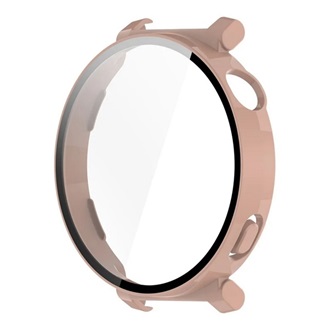 Huawei Watch GT 5 Pro 42mm GIGAPACK Műanyag keret BUMPER, ütésállóság + kijelzővédő üveg, RÓZSASZÍN