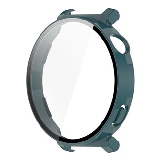 Huawei Watch GT 5 Pro 42mm GIGAPACK Műanyag keret BUMPER, ütésállóság + kijelzővédő üveg, SÖTÉTZÖLD