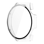 Huawei Watch GT 5 Pro 46mm GIGAPACK Műanyag keret BUMPER, ütésállóság + kijelzővédő üveg, ÁTLÁTSZÓ