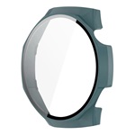 Huawei Watch GT 5 Pro 46mm GIGAPACK Műanyag keret BUMPER, ütésállóság + kijelzővédő üveg, SÖTÉTZÖLD