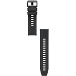 Huawei Watch GT Series 46mm Watch 3 Series okosóra szíj fekete (Black Fluoroelastomel)