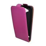 Huawei Y3 II Gigapack tok álló, bőr hatású FLIP, szilikon tartó, RÓZSASZÍN