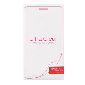 Huawei Y5 (2017) HUAWEI képernyővédő fólia PET, full cover, ÁTLÁTSZÓ