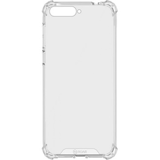 Huawei Y6 (2018) ROAR JELLY ARMOR szilikon telefonvédő ütésállóság, légpárnás sarok, ÁTLÁTSZÓ