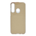 Huawei Y6p Gigapack szilikon telefonvédő műanyag belső, csillogó hátlap, ARANY