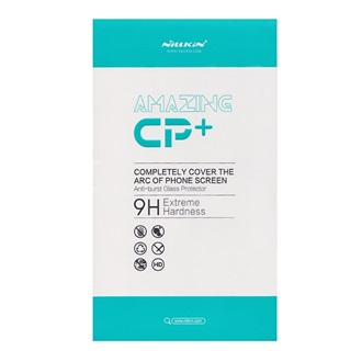 Huawei Y7 2019 NILLKIN CP+ képernyővédő üveg 2.5D, 9H, FEKETE