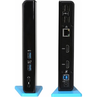 I-TEC USB 3.0/USB-C Dual HDMI Docking Station 2x HDMI 1x GLAN 2x USB 3.0 4x USB 2.0 1x Audio 1x Mic USB 3.0 Kabel with U