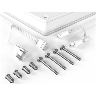 ID-Cooling AS-140-ARGB-W rendszerhűtő ventilátor fehér