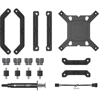 ID-Cooling DX240 MAX processzor vízhűtő fekete
