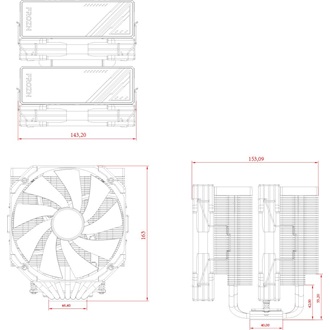 ID-Cooling FROZN A720 BLACK processzor hűtő fekete