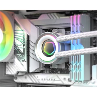 ID-Cooling FX360 INF WHITE processzor vízhűtő fehér