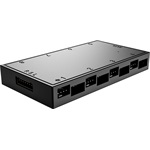 ID-Cooling HA-08 8-port SATA3 SATA3 gaming ARGB hub fekete