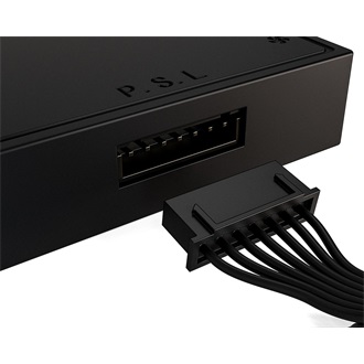 ID-Cooling HA-08 8-port SATA3 SATA3 gaming ARGB hub fekete