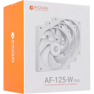 ID-Cooling AF-125-W TRIO rendszerhűtő ventilátor kit fehér