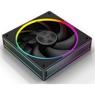 ID-Cooling AF-127-ARGB-K rendszerhűtő ventilátor fekete