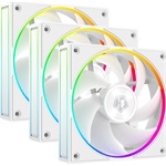ID-Cooling AF-127-ARGB-W TRIO rendszerhűtő ventilátor fehér