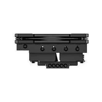 ID-Cooling CPU Cooler - IS-55 BLACK (Low profile, 31,2dB; max. 92,76 m3/h; 4pin csatlakozó, 5 db heatpipe, 12cm, PWM)