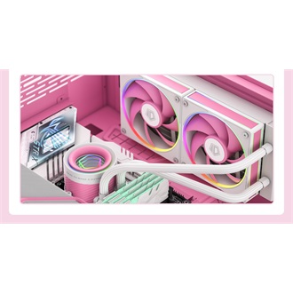 ID-Cooling FX240 INF PINK processzor vízhűtő rózsaszín