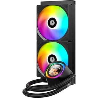 ID-Cooling FX240 LCD processzor vízhűtő fekete