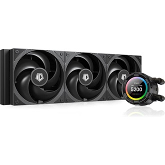 ID-Cooling CPU Water Cooler - SL360 PRO SE (27,2dB; max. 98,54 m3/h; 3x12cm, A-RGB LED, fekete)