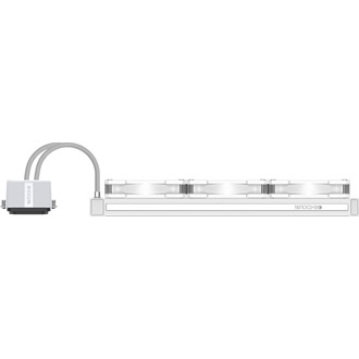 ID-Cooling DASHFLOW 360 BASIC WHITE processzor vízhűtő  fehér