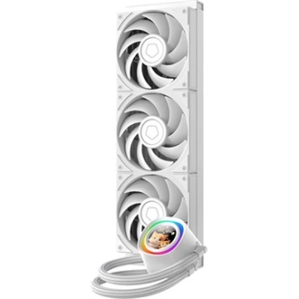 ID-Cooling FX360 LCD PE WHITE processzor vízhűtő fehér