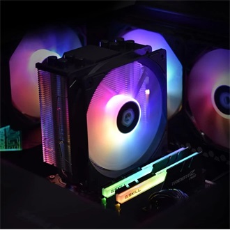 ID-Cooling SE-214-XT V2 ARGB WHITE processzor hűtő fehér