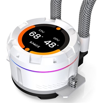 ID-Cooling SL240 XE WHITE processzor vízhűtő fehér