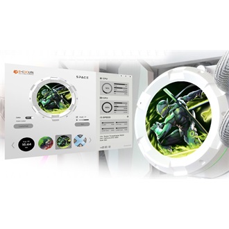 ID-Cooling SL240 XE WHITE processzor vízhűtő fehér