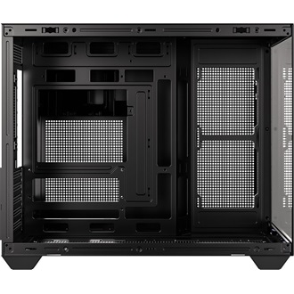 ID-Cooling View 500 táp nélküli ablakos MT Mini Tower számítógépház fekete