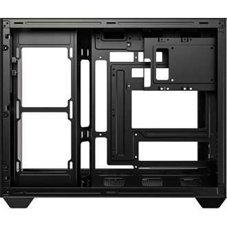 ID-Cooling View 500 táp nélküli ablakos MT Mini Tower számítógépház fekete