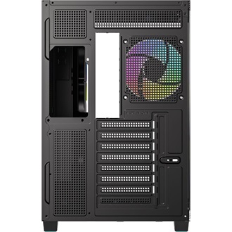 ID-Cooling View 510 ARGB táp nélküli ablakos Mid Tower számítógépház fekete