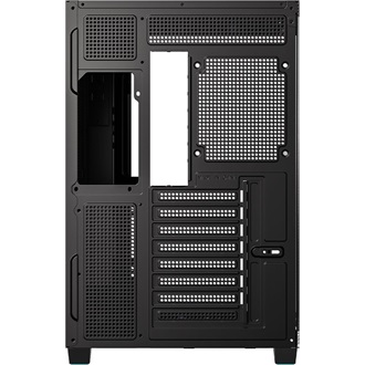 ID-Cooling View 510 táp nélküli ablakos Mid Tower számítógépház fekete