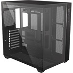 ID-Cooling View 510 táp nélküli ablakos Mid Tower számítógépház fekete