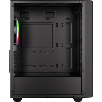 ID-Cooling Ware 300 ARGB táp nélküli ablakos MT Mini Tower számítógépház fekete