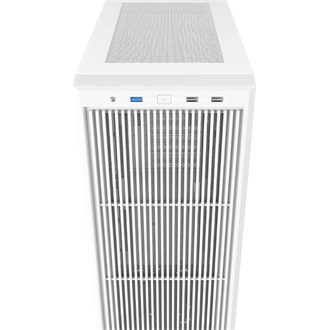 ID-Cooling Ware 300 WH táp nélküli ablakos MT Mini Tower számítógépház fehér