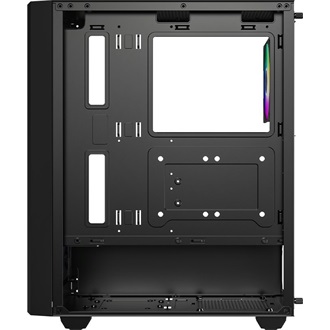 ID-Cooling Ware 310 ARGB táp nélküli ablakos Mid Tower számítógépház fekete