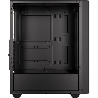ID-Cooling Ware 310 táp nélküli ablakos Mid Tower számítógépház fekete