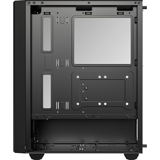 ID-Cooling Ware 310 táp nélküli ablakos Mid Tower számítógépház fekete