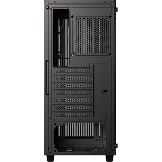ID-Cooling Ware 310 táp nélküli ablakos Mid Tower számítógépház fekete