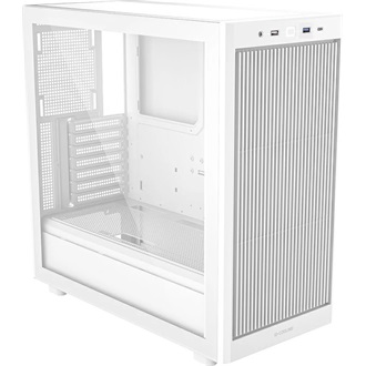ID-Cooling Ware 510 WH táp nélküli ablakos Mid Tower számítógépház fehér